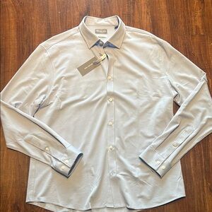 2 Michael Kors slim fit untucked length Casual Button Down Shirt